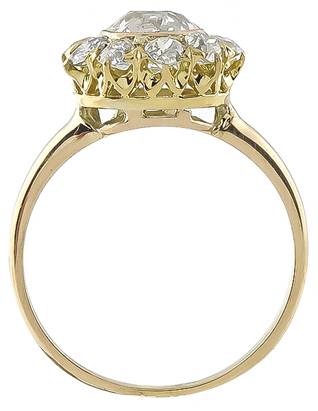 Vintage GIA Certified 1.23ct Diamond Engagement Ring