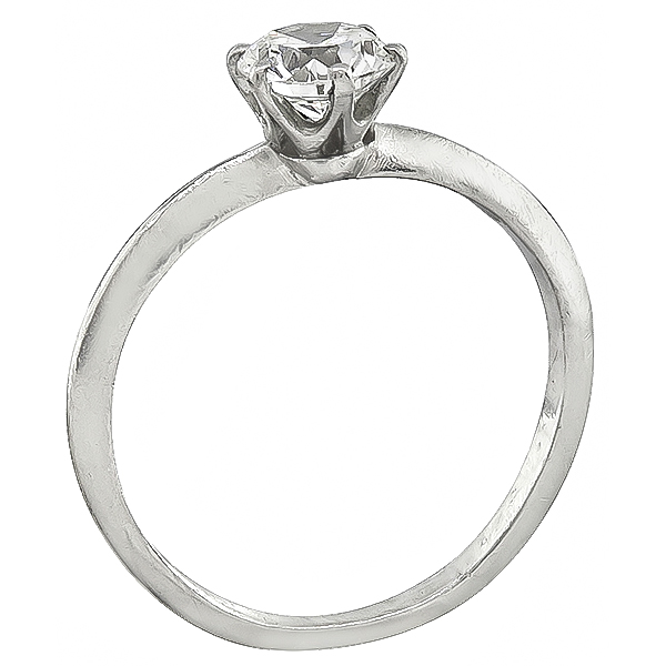 GIA 0.57ct Diamond Solitaire Engagement Ring