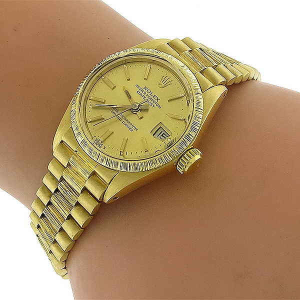 Rolex Lady's Gold Watch 