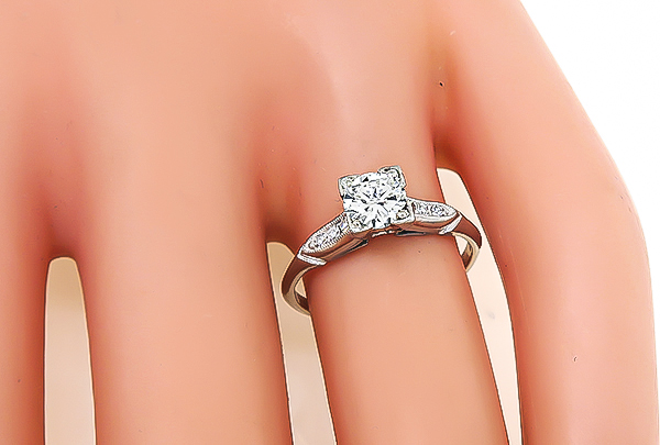 1920s 0.45ct Diamond Engagement Ring