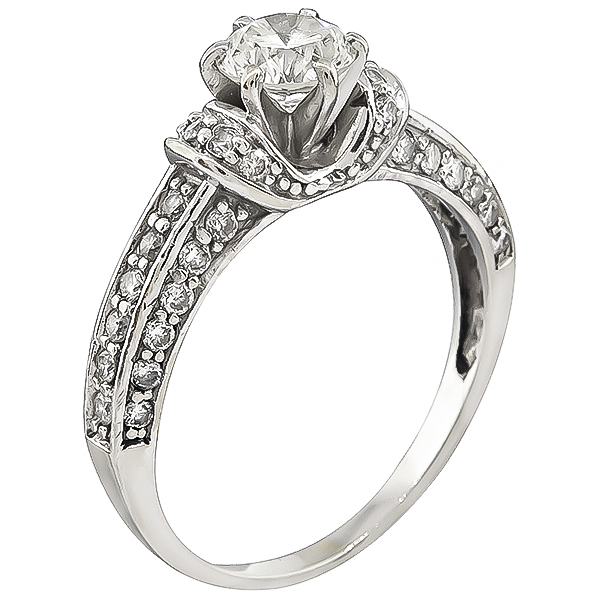 Estate 0.65ct Diamond Engagement Ring