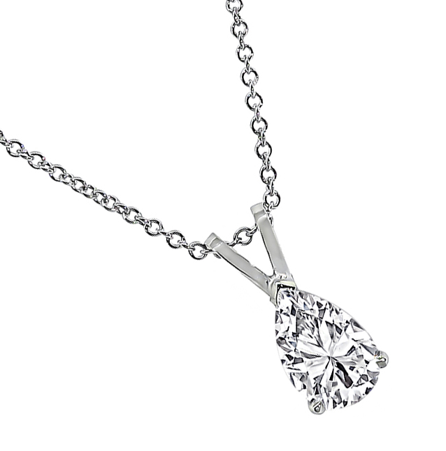Estate 0.80ct Diamond Pendant Necklace