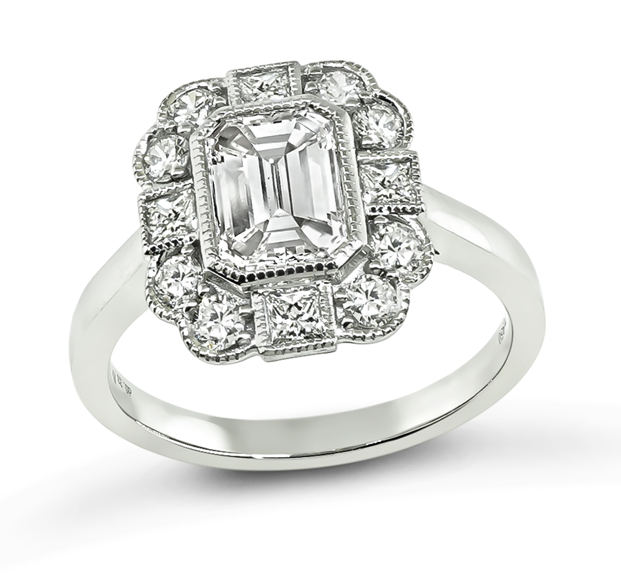 Estate 1.08ct Diamond Engagement Ring