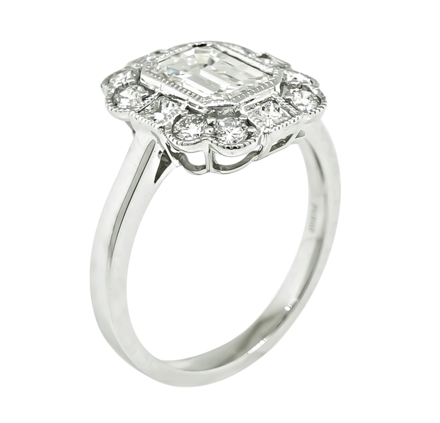 Estate 1.08ct Diamond Engagement Ring