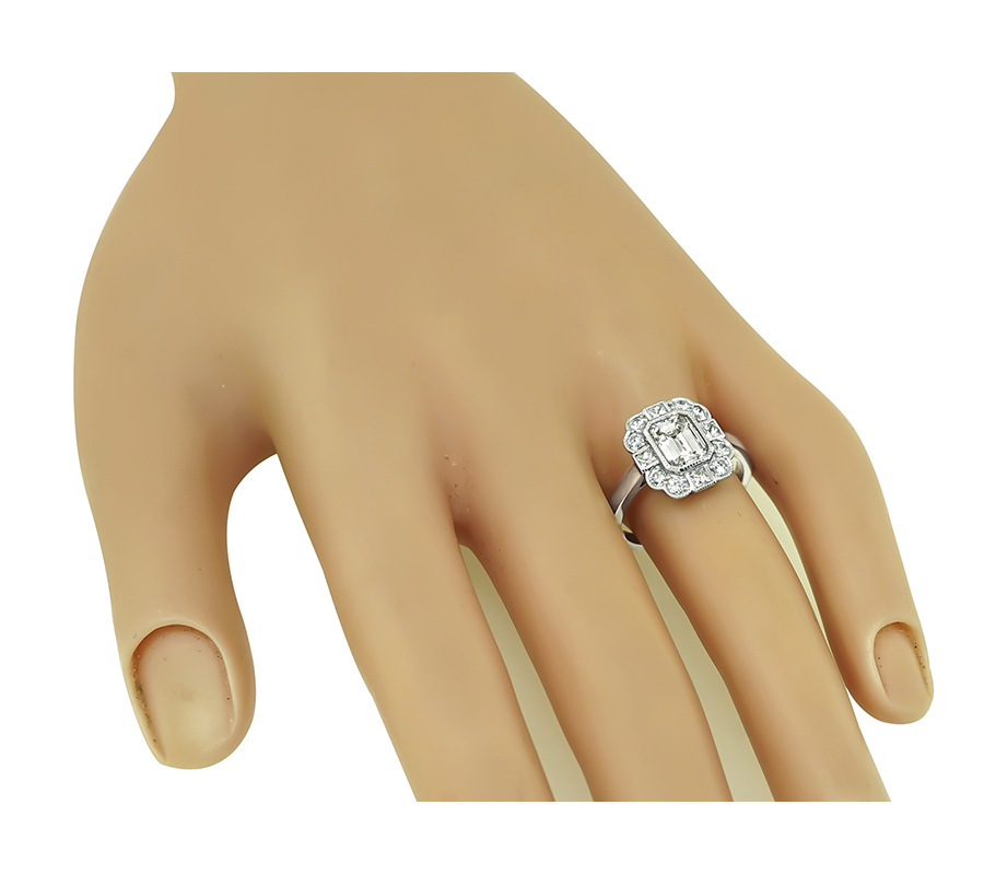 Estate 1.08ct Diamond Engagement Ring