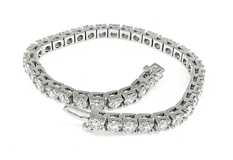 Estate 11.00ct Diamond Tennis Bracelet