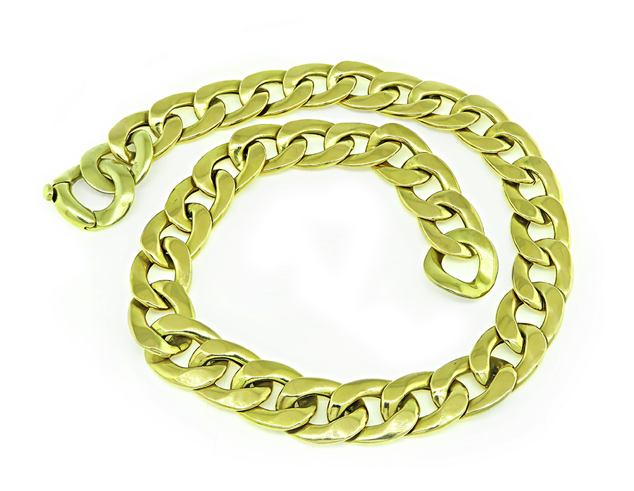 Estate Gold Chain Necklace