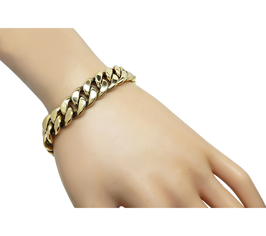 Estate Gold Chain Bracelet