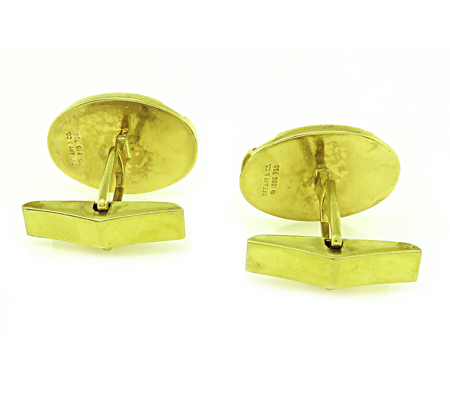 Estate 18k Gold Tiffany & Co Cufflinks