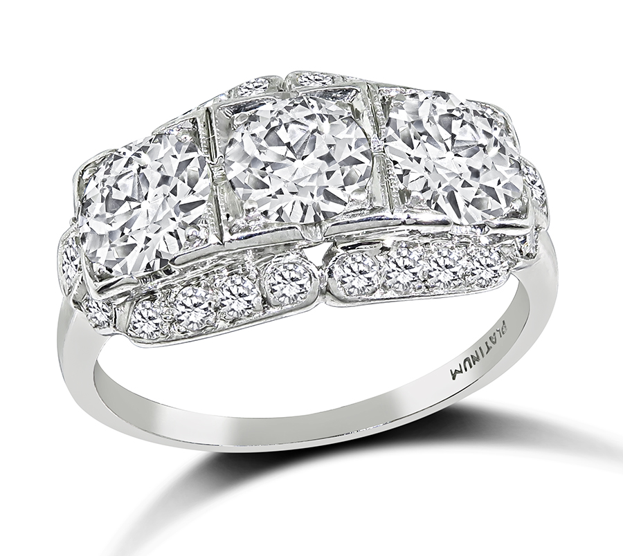 diamond Platinum Ring
