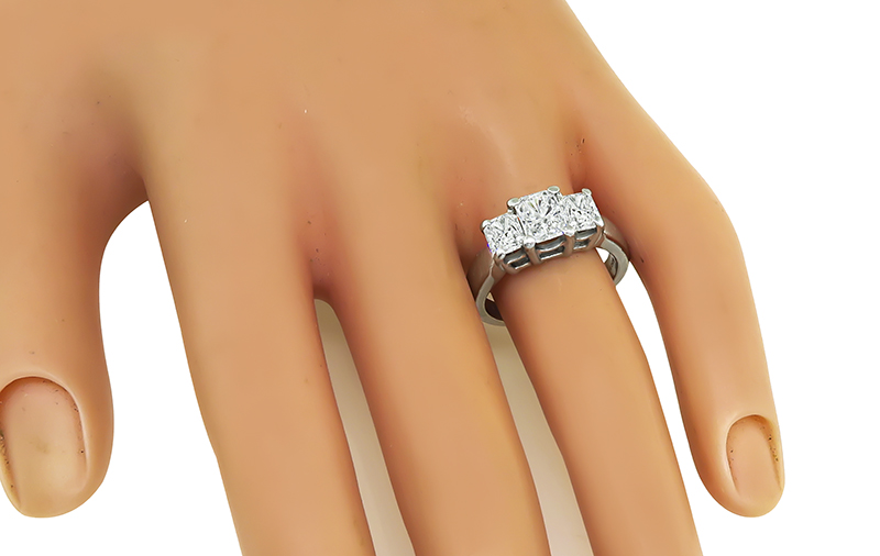 Estate 2.06ct Diamond Anniversary Ring