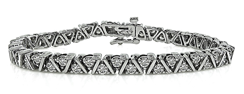 Estate 4.50ct Diamond Bracelet
