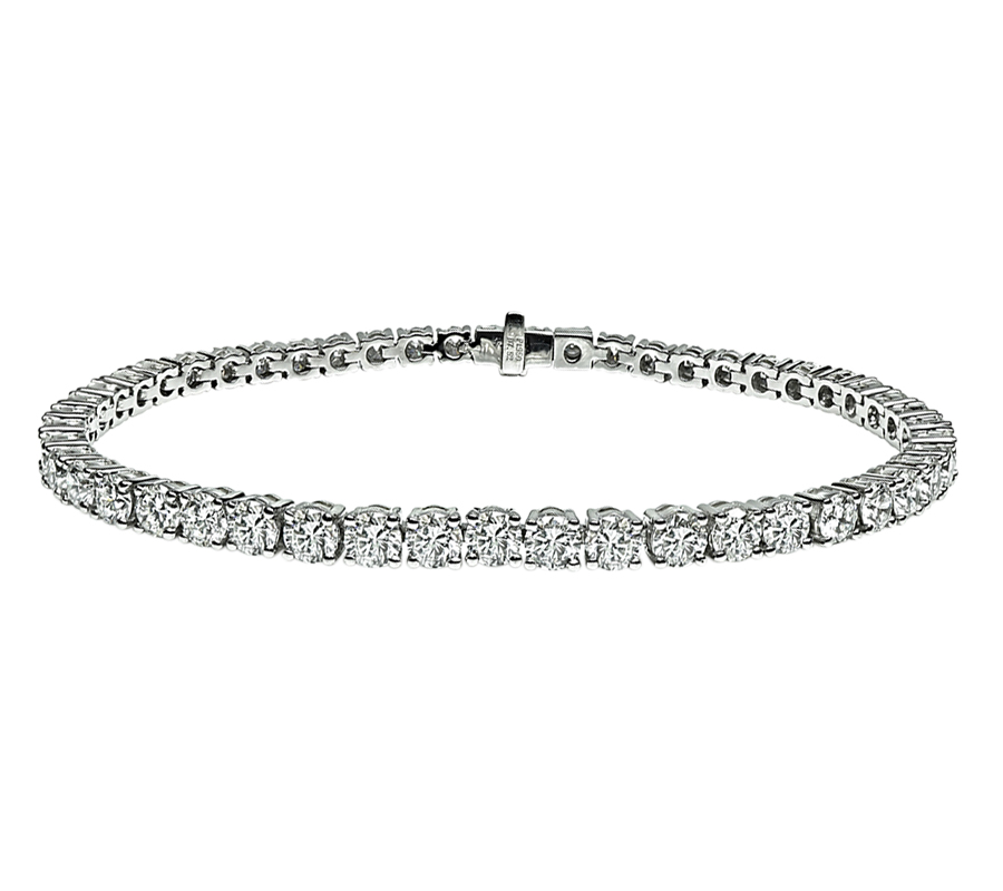 Estate 7.52ct Diamond Tennis Bracelet