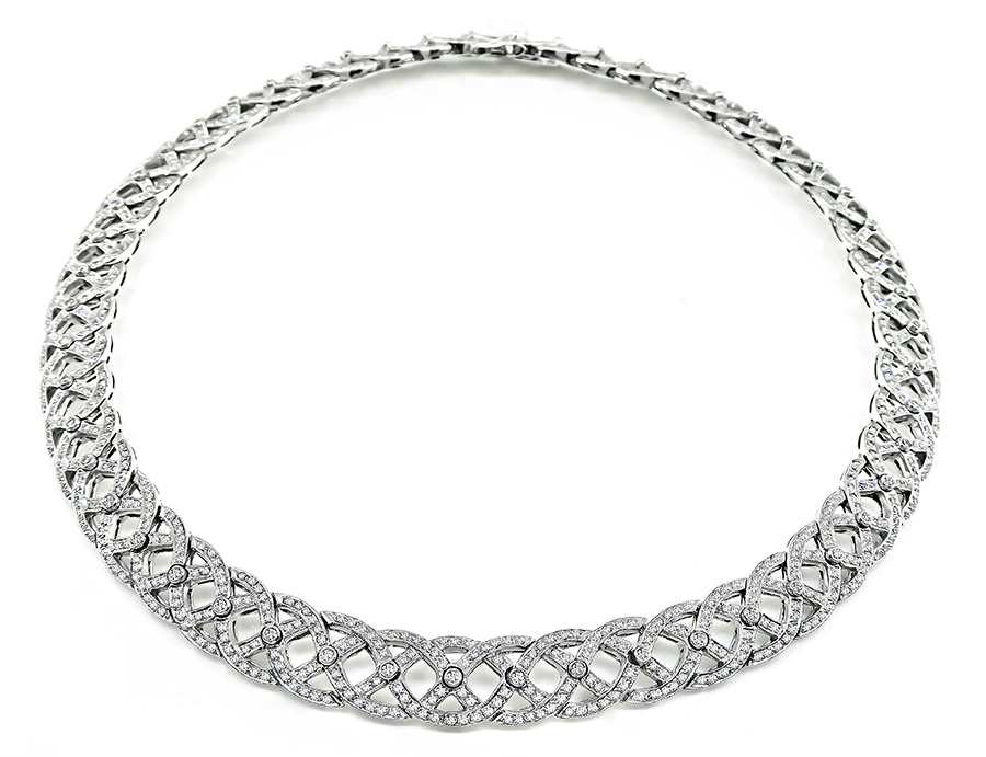 Estate 8.00ct Diamond Necklace