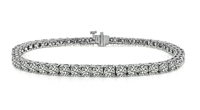 Estate 8.72ct Diamond Tennis Bracelet