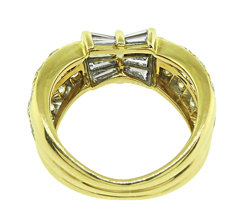 Estate 2.43ct Diamond Gold Ring