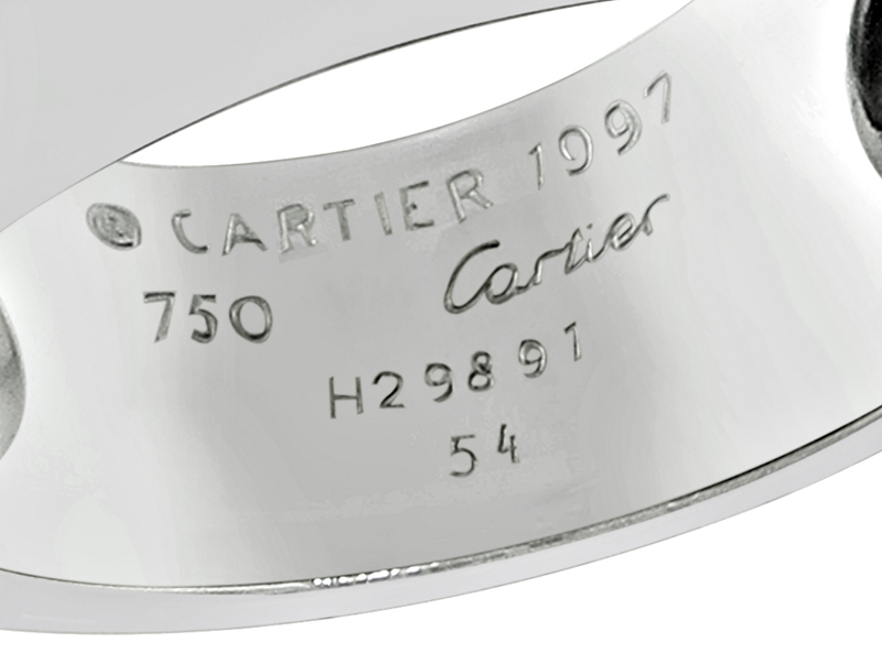 Estate Cartier White Gold Ring