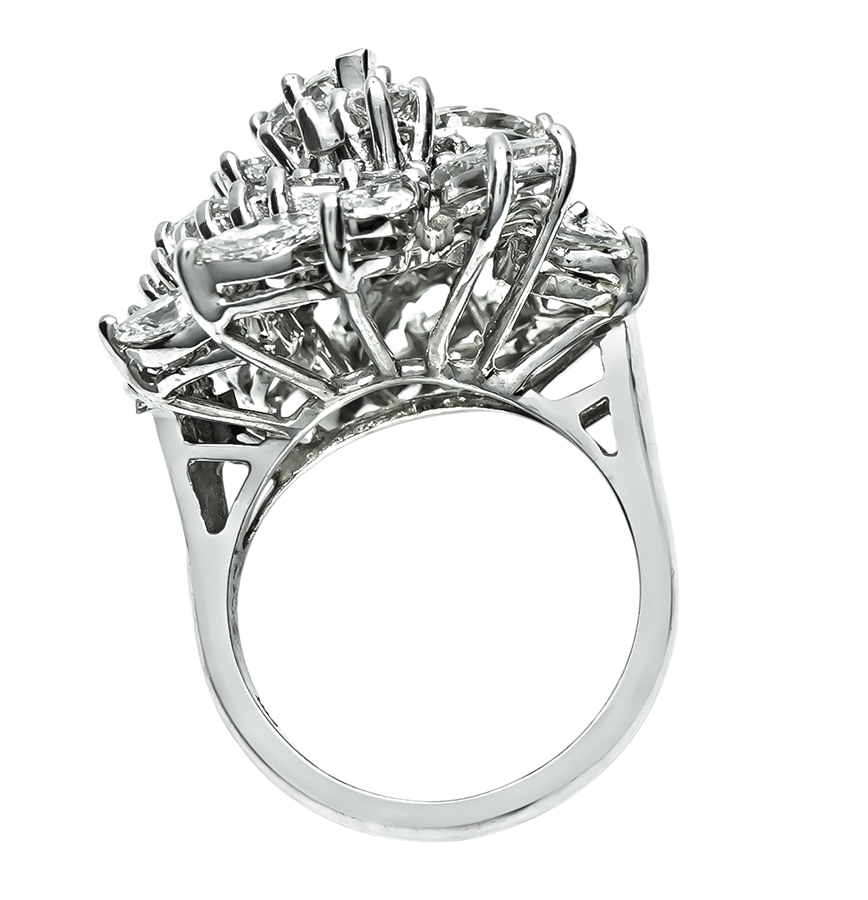 Estate 5.00ct Diamond Cocktail Ring