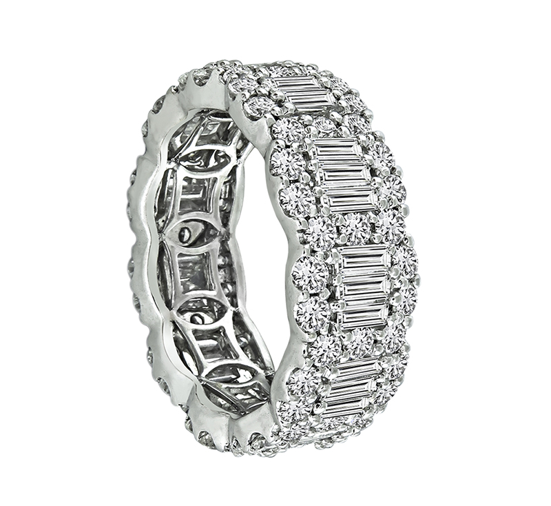 Estate 3.60ct Diamond Eternity Wedding Band