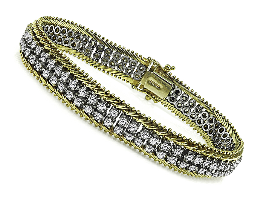 Estate 4.75ct Diamond Bracelet