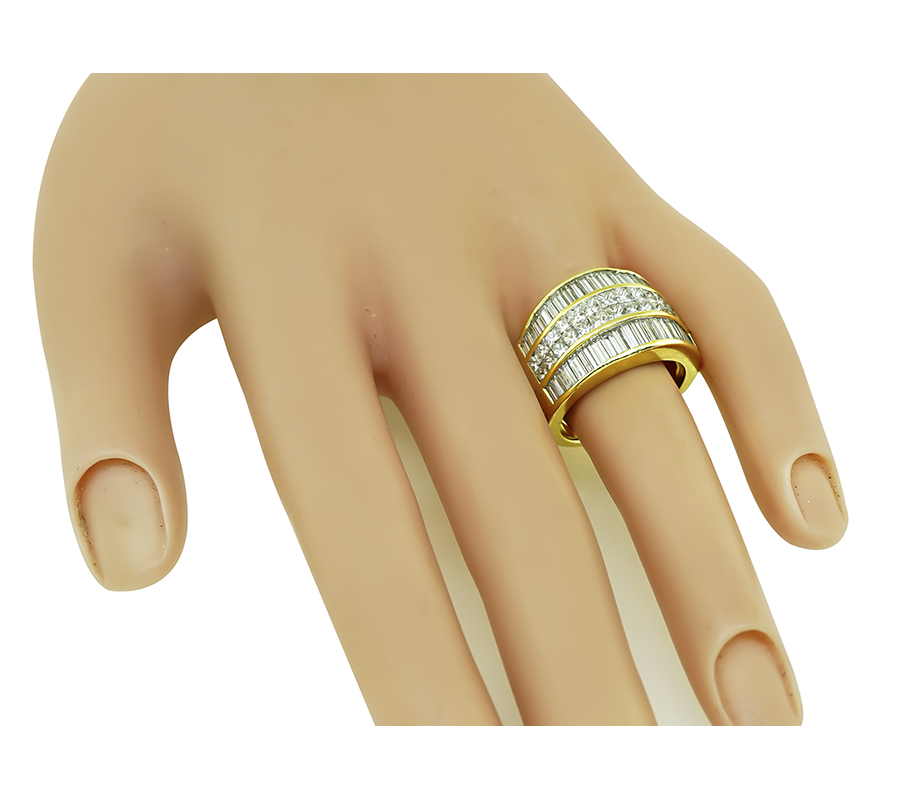 Estate 2.80ct Diamond Gold Ring