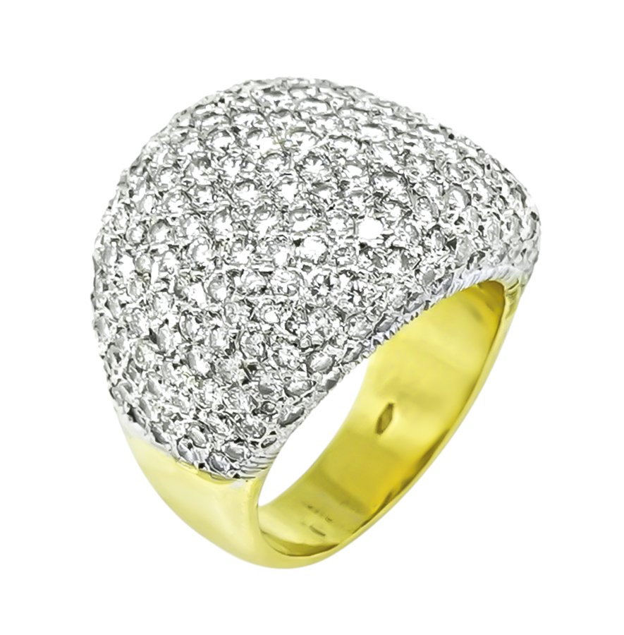 Estate 4.00ct Diamond Cocktail Ring