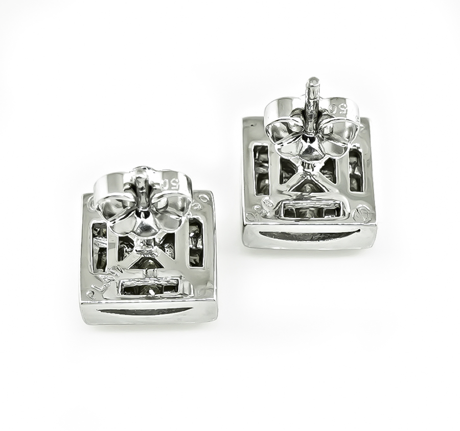 Estate 1.00ct Diamond Stud Earrings