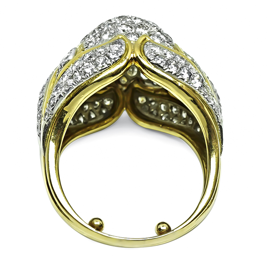 Estate 3.00ct Diamond Gold Ring