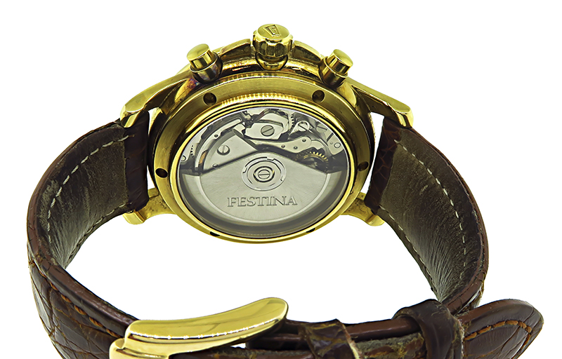 Estate Festina Automatic Gold Watch