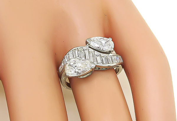 Estate GIA Certified 0.65ct and 0.78ct Diamond Ring