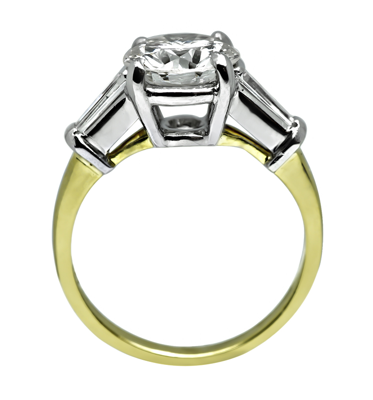 Estate GIA Certified 2.01ct Diamond Engagement Ring