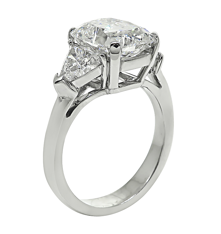 Estate GIA Certified 3.02ct Diamond Engagement Ring