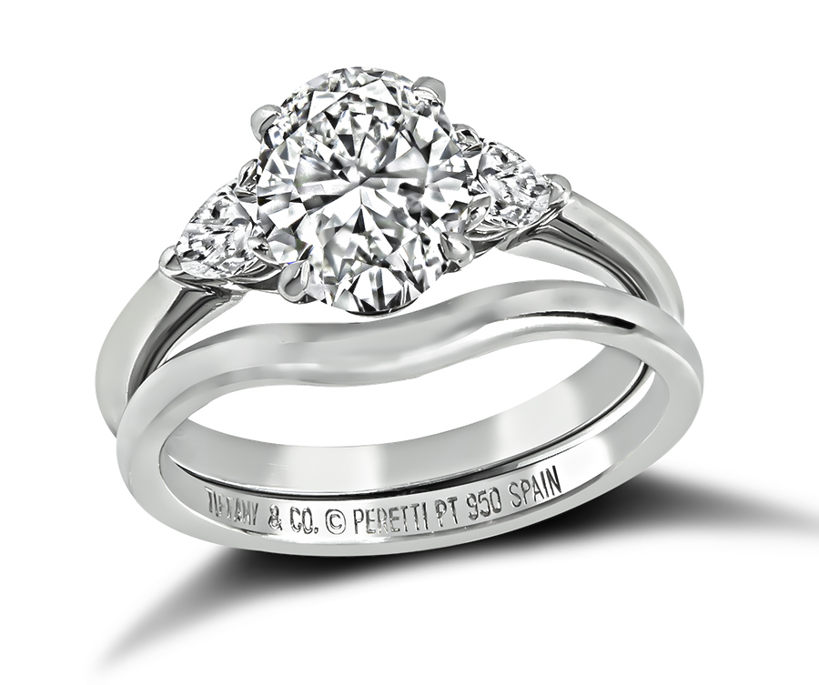 Diamond Platinum Tiffany Ring