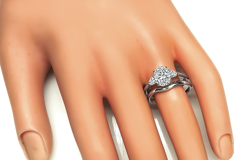 Diamond Platinum Tiffany Ring