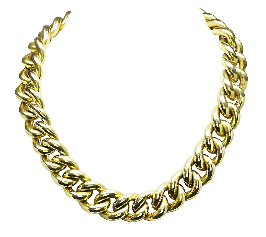 Estate Gold Chain Necklace