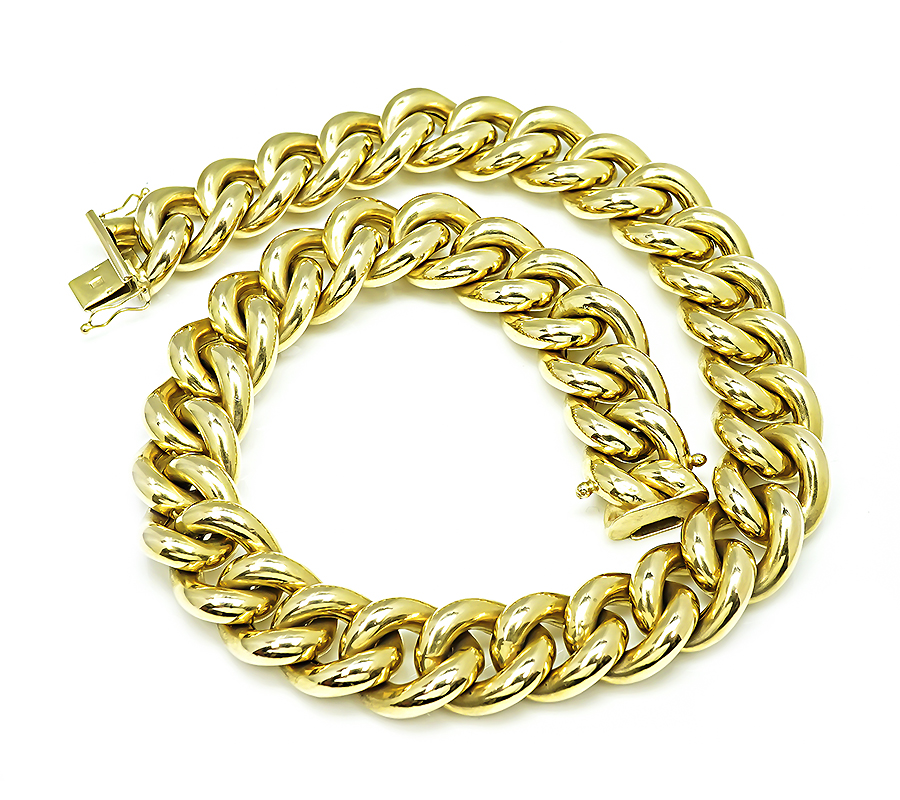 Estate Gold Chain Necklace