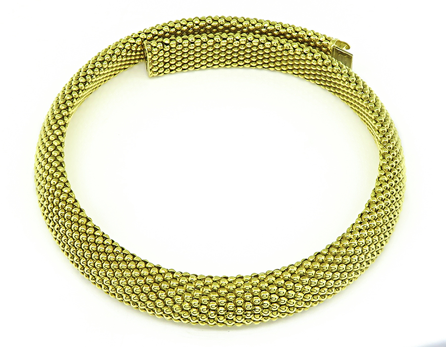 Estate 18k Yellow Gold Necklace
