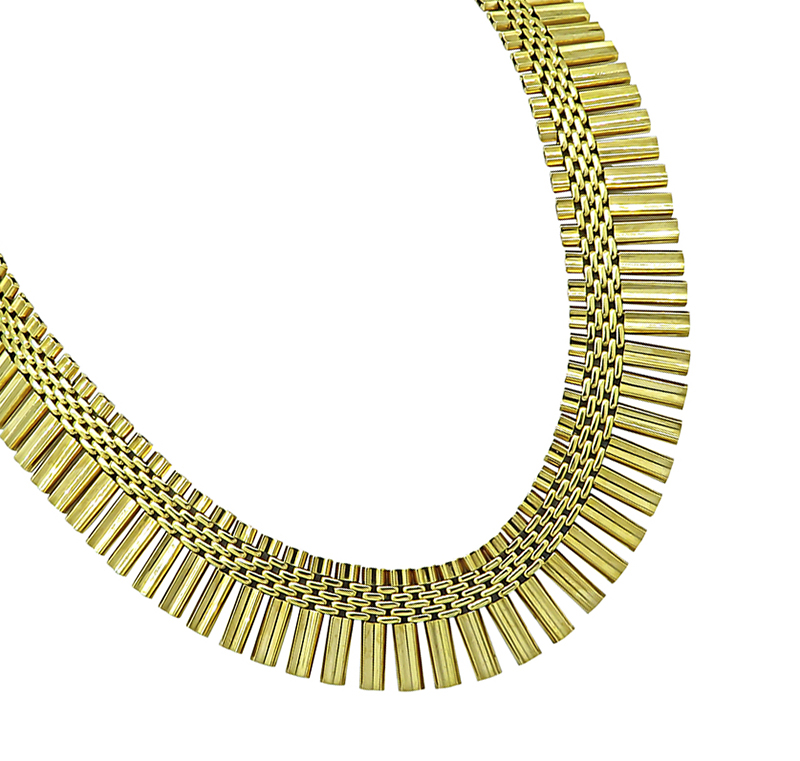 Vintage Yellow Gold Necklace