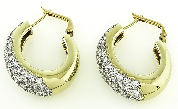Estate Hammerman Brothers 5.50ct Diamond Earrings