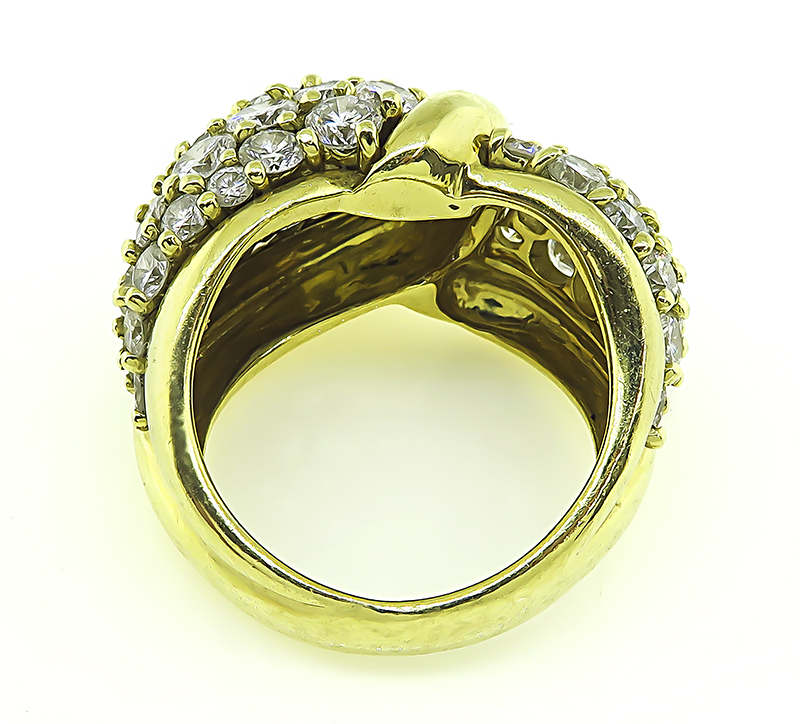 Estate Jose Hess 5.50ct Diamond Gold Ring
