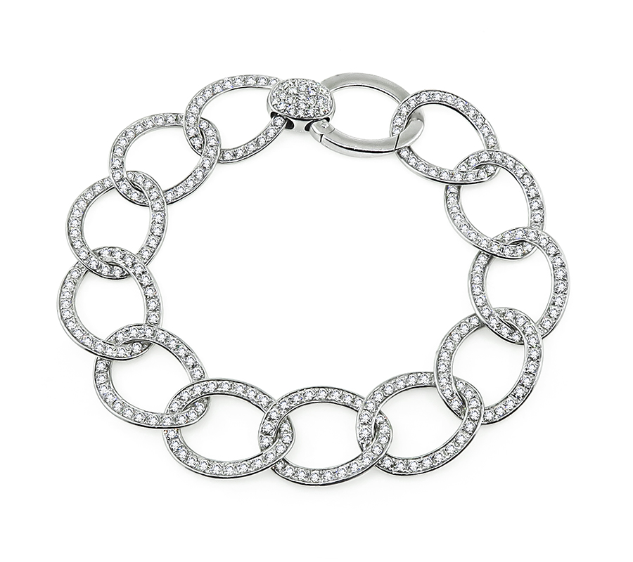 Estate Pomellato 6.00ct Diamond Brera Bracelet