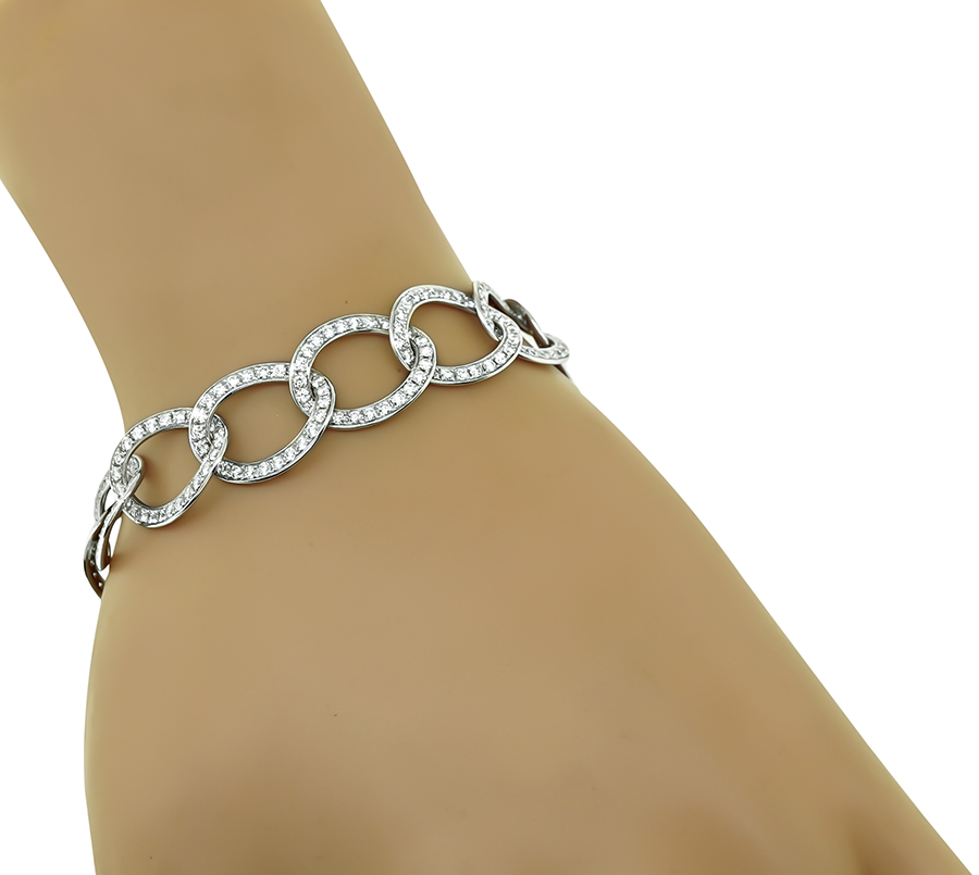 Estate Pomellato 6.00ct Diamond Brera Bracelet