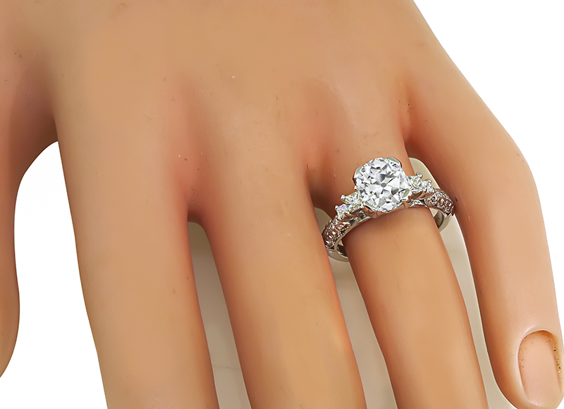 Estate Tacori 2.00ct Diamond Engagement Ring