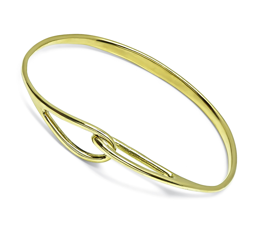 Estate Tiffany & Co Angela Cummings Gold Bangle