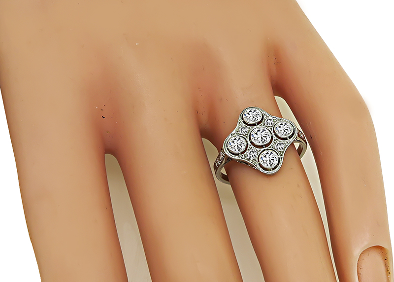 Vintage Tiffany & Co 0.75ct Diamond Ring