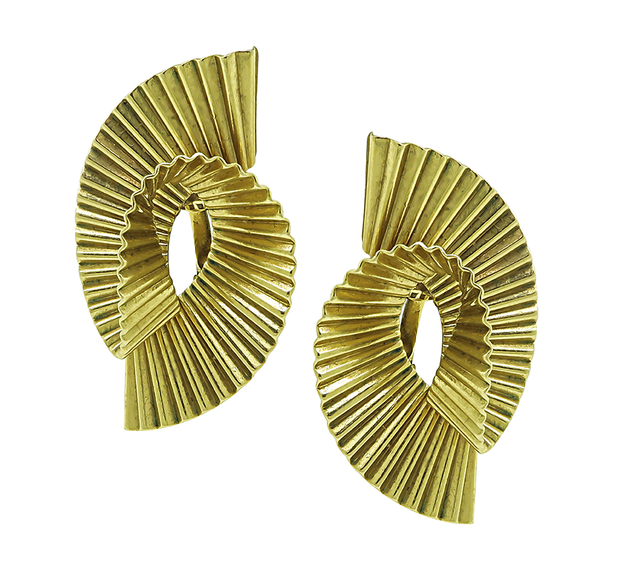 Vintage Tiffany & Co Gold Earrings