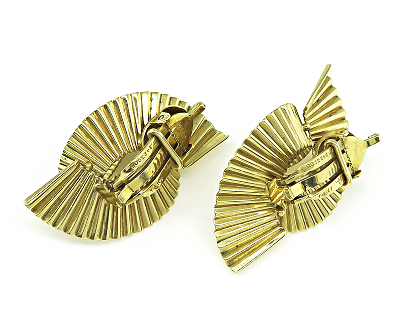 Vintage Tiffany & Co Gold Earrings