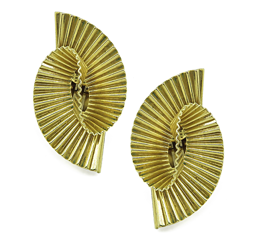 Vintage Tiffany & Co Gold Earrings