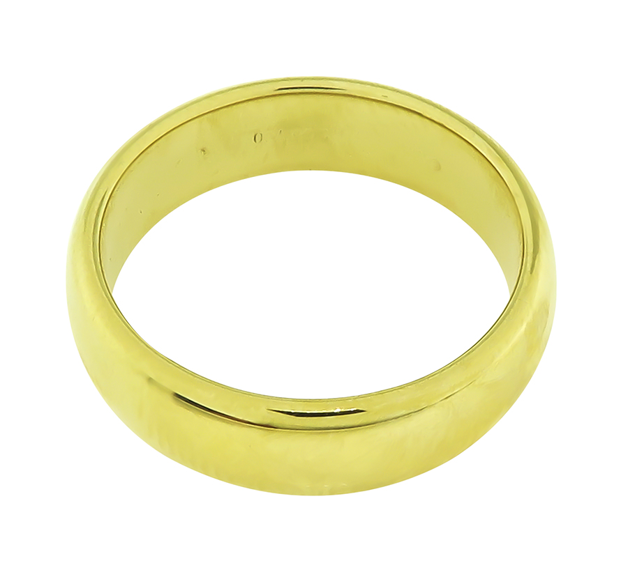 Estate Tiffany & Co Gold Wedding Band