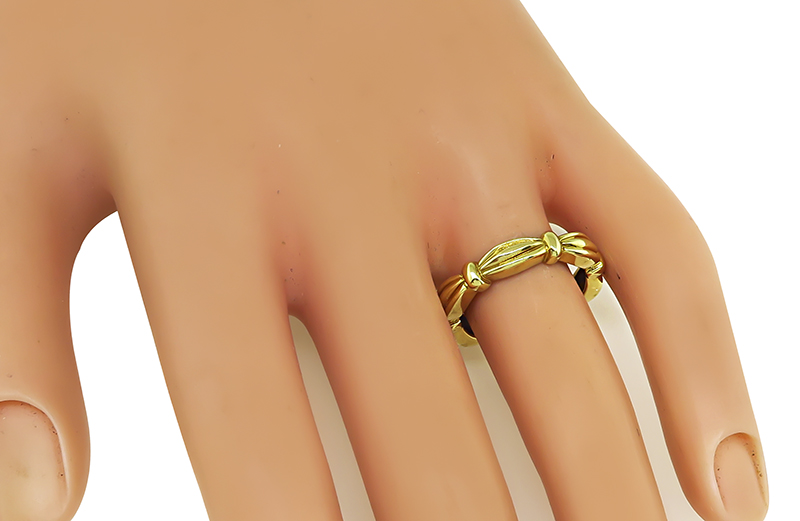 Estate Tiffany & Co Gold Wedding Band